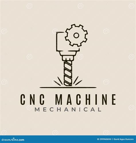Cnc Machining Logo Vector Images .